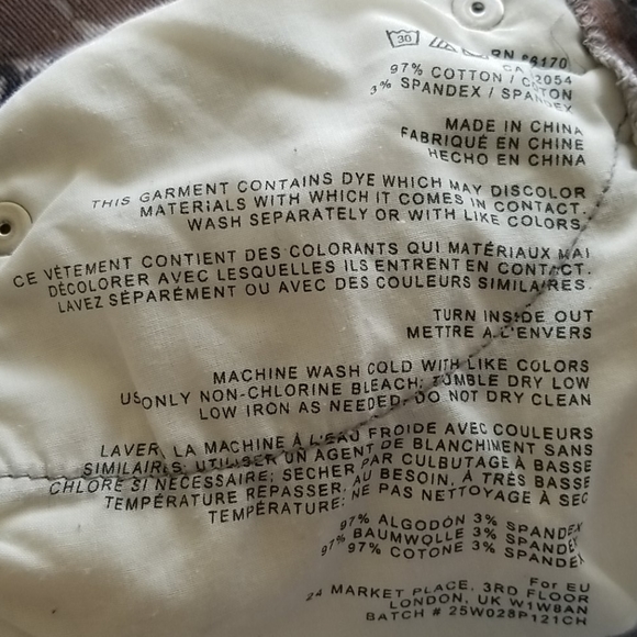 NOWT BDG High Rise Twig Ankle 25W 29L - Picture 7 of 10